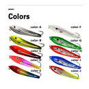 TOLU Big Spoon lure 10/13/16.5/18.1cm Fishing Shaped Metal Sequin Bait Deep Sea Fishing Trolling Boat Jig Lure Trout Bass