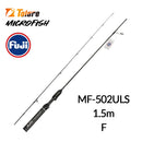 TOLU New 2 Sections Lure Fishing Rod Microfish Series Super Light Design Original FUJI Guide 1.5/1.68m Carbon Fiber Handle