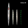 TOLU 150g-500g Fast Sinking Jigging Fishing Lure Laser Paper Coating Luminous Jig Lure Sea Fishing Trolling Jigging