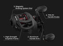 KastKing Brutus Baitcasting Reel Magnetic Braking System 7.2:1 Gear Ratio 5+1 Ball Bearings 8KG Max Drag Fishing Coil
