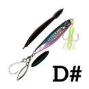 TOLU 2024 NEW 3D Printed S-shaped Fast Sinking Metal Jig Lure 40g 60g 80g Saltwater Shore Casting Fishing Lure Vertical