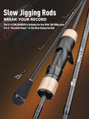 LEYDUN Rang’s SJ Slow Jigging Fishing Rods ML M MH H XH 1.85m Saltwater Boat Casting Rod High Carbon Sea Boat Pole light Rod