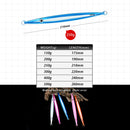 TOLU 150g 200g 250g 300g 400g 500g Large Vertical Metal Jigs Deep Sea Fishing Lure Sinking Saltwater Jigging Lure Hard Bait