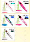 TOLU 2024 New 40g 60g 80g 100g Flat Slow Sinking Hard Metal Jigs Japan Laser Skin Tuna Fishing Jig Lure Saltwater With Hooks