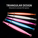 TOLU 150g 200g 250g 300g 400g 500g Large Vertical Metal Jigs Deep Sea Fishing Lure Sinking Saltwater Jigging Lure Hard Bait