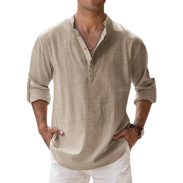 Sant'Elite Long Sleeve Linen Shirts [BUY 2 GET 3 FREE]