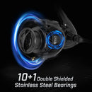 Piscifun Carbon X II Spinning Reels Max Drag 10kg Ultralight 156g Weight Rotor 6.2:1/5.2:1 10+1 Shielded Bearings Fishing Reels