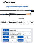 KastKing Spartacus III Rod 102g Carbon Spinning Casting Fishing Rod Lure Weight FUJI F+SIC Guide Rings 1.98/2.13/2.28/2.43m Rods