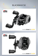 ABU GARCIA Original 2026 Black Max Sx-Silver Baticasting Fishing Reel 4/1 BB 6.8:1 Gear Ratio Max Drag 7kg Magnetic Brake