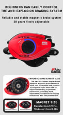 Abu Garcia BMAX SX baitcasting reel 4+1BB 6.4 ratio Long casting Fishing Reel