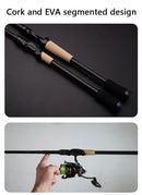 PURELURE SHARPEN Soft Lure Long Spinning and Casting XF/MF Action Rods FUJI Components Bass Pike Rod Fishing Rod Spinning Reel