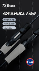 TOLU 2025 New Smallfish Series Lure Fishing Rod Super Light Design 2 Sections 1.5/1.68m Original FUJI Guide Eva Segmented Handle