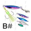 TOLU 2024 Spin Tail Metal Jig Fishing Lure 20g 30g 40g 60g Spinner Shad Metal Vib Casting Shore Jig Bait Copper Blade Spoon Bass