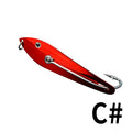 TOLU Big Spoon lure 10/13/16.5/18.1cm Fishing Shaped Metal Sequin Bait Deep Sea Fishing Trolling Boat Jig Lure Trout Bass
