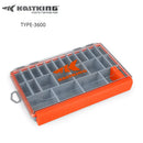 KastKing HyperSeal Waterproof Fishing Tackle Box 3600 and 3700 Tackle Trays Organizer with Removable Dividers Lure Box