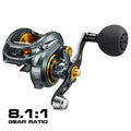 Piscifun Alijoz Alinox 300 Baitcasting Reel 15KG Max Drag 9Bearings Aluminum Frame Freshwater Saltwater Fishing Reel Low Profile
