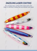 TOLU NEW Slow Sinking Metal Jig 5 Colors 3D Eyes 60g-200g Long Casting Slow Sinking Fall Jigs Saltwater Deepsea Fishing Lure