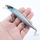 Fishing Lure 11.5cm/14g Artificial Bionic Swing Hard Bait Tackle 3D Eyes Hook Wobbler Carp Fishing Pesca for Bass Pike 5/10Pcs