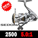 2023 SHIMANO SEDONA Spinning Fishing Reels 5.0:1/6.2:1/4.7:1 Ratio 3+1BB HAGANE GEAR 3-11KG Power 1000-C5000XG
