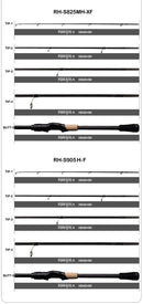 PURELURE SHARPEN Soft Lure Long Spinning and Casting XF/MF Action Rods FUJI Components Bass Pike Rod Fishing Rod Spinning Reel