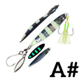 TOLU 2024 NEW 3D Printed S-shaped Fast Sinking Metal Jig Lure 40g 60g 80g Saltwater Shore Casting Fishing Lure Vertical