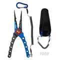NOEBY Stainless Steel Fishing Pliers Multifunctional Split Ring Remove Hooks Tool Cutting Line Pliers for Sea Fishing Tackles
