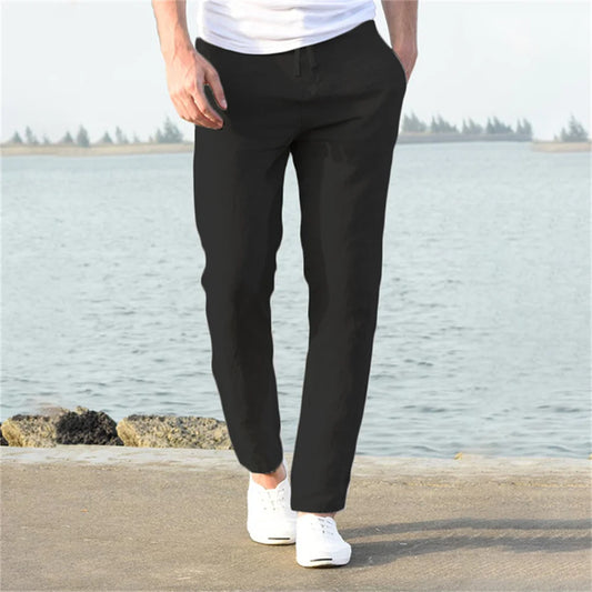 Sant'Elite Cotton Linen Pants