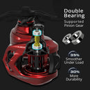 KastKing Spartacus II Ultra Smooth Baitcasting Reel 8KG Max Drag 7+1 Ball Bearings 7.2:1 High Speed Gear Ratio Fishing Coil