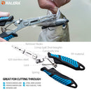 RALERA Complete Fishing Tool Set: Pliers, Fish Gripper, Hook Remover, Shears, Towel & Portable Carry Bag for All Anglers