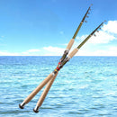 Carbon Fiber Telescopic Fishing Rod 2.1M 2.4M 2.7M Portable Travel Rod M Power for Bass Pike Carp Fishing