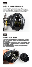 SHIMANO Original 21 CURADO BFS XG Baitcasting Fishing Reel 8.2:1 7+1BB Max Drag 3.5KG Finesse Tune Break System Micromodule Gear