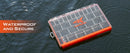 KastKing HyperSeal Waterproof Fishing Tackle Box 3600 and 3700 Tackle Trays Organizer with Removable Dividers Lure Box
