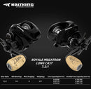 KastKing Royale MegaTron Long Cast Baitcasting Reel 7.2:1 Gear Ratio Reel Freshwater Aluminum Spool 8 KG Drag Fishing Coil
