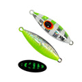 TOLU Slow Bee Slow pitch jig 30g 40g 60g 80g 100g 120g Shore Casting Jigging Spoon Lure Glow Saltwater Fishing Lure WIth Hook