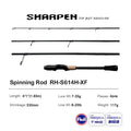 PURELURE SHARPEN Soft Lure Long Spinning and Casting XF/MF Action Rods FUJI Components Bass Pike Rod Fishing Rod Spinning Reel
