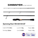 PURELURE SHARPEN Soft Lure Long Spinning and Casting XF/MF Action Rods FUJI Components Bass Pike Rod Fishing Rod Spinning Reel