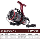 2025 Original DAIWA Fishing Spinning Reel FUEGO CS LT 1000-6000 Fishing Reels 5KG/10KG/12KG Power 5.3:1/6.2:1 Seawater Reels