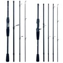 FLENHAI Spinning Baitcasting Travel Carbon Mini Fishing Rods 1.8~2.4m Casting Weight 5-30g M Fast Lure Goods For PHISHGER Pole