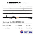 PURELURE SHARPEN Soft Lure Long Spinning and Casting XF/MF Action Rods FUJI Components Bass Pike Rod Fishing Rod Spinning Reel