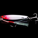 3/5/8pcs Metal Jig Fishing lure Set 7g 10g 14g 21g 28g 40g Sea Shore Casting Jigging lures Jigs Spoon Saltwater Artificial Bait