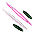 TOLU 150g 200g 250g 300g 400g 500g Large Vertical Metal Jigs Deep Sea Fishing Lure Sinking Saltwater Jigging Lure Hard Bait