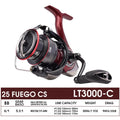 2025 Original DAIWA Fishing Spinning Reel FUEGO CS LT 1000-6000 Fishing Reels 5KG/10KG/12KG Power 5.3:1/6.2:1 Seawater Reels
