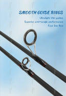 TOLU  Double Tips New Shadow Fishing Rod Spinning/Casting 1.8/2.1/2.4M 2 Sections M/ML Lure Weight 4-28g For Carp Bass Fishing