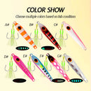 TOLU 2024 New 40g 60g 80g 100g Flat Slow Sinking Hard Metal Jigs Japan Laser Skin Tuna Fishing Jig Lure Saltwater With Hooks