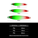 TOLU NEW 3D Printed Eyes Fast Sinking Metal Jig Lure 20g 30g 40g Saltwater Shore Casting Fishing Lure Vertical Metal Jig