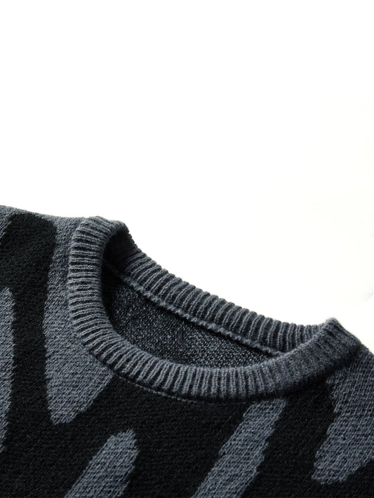 Sant'Elite Jacquard Pattern Pullover
