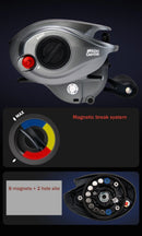 Abu garcia Max4 Beast Baitcasting Fishing Reel 11kg Break Drag Magnetic Break System 4+1 BB Speed Ratio 6.4:1 Saltshield Tec